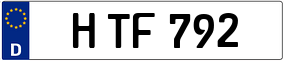 Truck License Plate